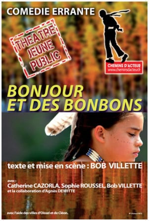 Affiche Bonjour et des bonbons !